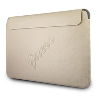 Guess Saffiano Script apvalks 13" klēpjdatoram - zelta