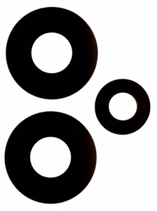 Xiaomi Poco X6 lens priekš camera Melns (only lens 3pcs) ORG