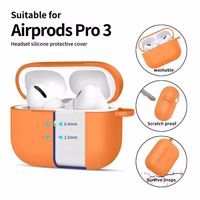 Tech-Protect silikona apvalks ar āķi AirPods Pro austiņām - oranžs