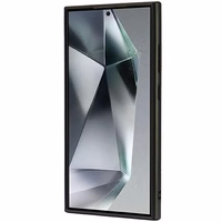 Audi Sintētiskās ādas Magnētiskais viedtālruņa apvalks S24 Ultra S928 melns/melns cietais apvalks AU-TPUPCMS24U-Q5/D1-BK