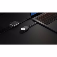 VEGER portatīvais lādētājs 1200 mAh pulkstenim saderīgs ar Apple Watch Pomme (W0102) balta