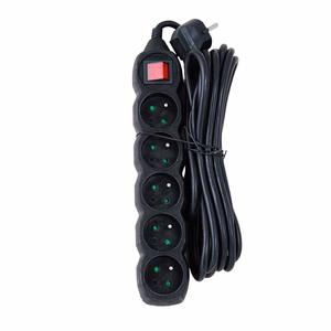 Esperanza ELK216K power extension 5 m 5 AC outlet(s) Indoor Black