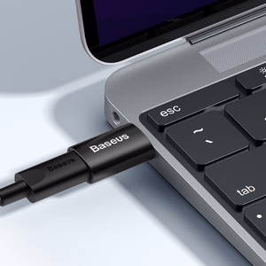 Baseus adapteris Ingenuity USB-A 3.1 uz USB-C melns OTG