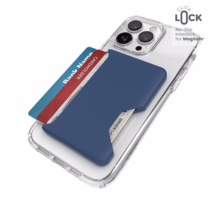Speck ClickLock magnētiskais maks MagSafe sistēmai, “Coastal Blue / Space Blue” krāsā
