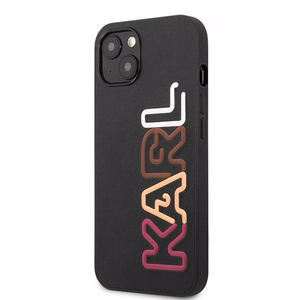 Karl Lagerfeld KLHCP13SPCOBK iPhone 13 mini 5,4 "melns cietais apvalks Multipink Brand