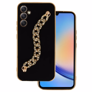 Viedtālruņa apvalks Samsung Galaxy A34 5G dizains 4 melns
