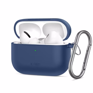 Tech-Protect silikona vāciņš ar āķi AirPods Pro - Tumši zils
