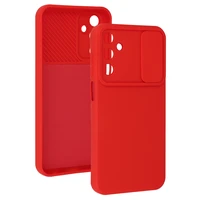 Camshield Soft viedtālruņa apvalks Samsung Galaxy A15 4G/5G sarkans