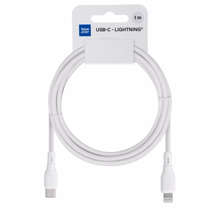 BLUE STAR ECO kabelis 2,4A 27W Type C uz Lightning PJ72-18-3 1m balts