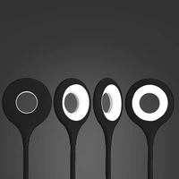 Mini Wozinsky bezvadu LED lasīšanas lampa ar klipsi + USB-C kabelis - Melna