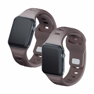 3mk silikona siksniņa Apple Watch, 38/40/41/42 mm, Taupe, mazais izmērs