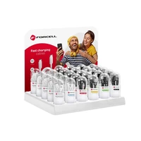 FORCELL C398 kabelis USB A uz Type C QC3.0 3A TUBE 1 m melns