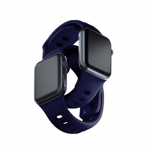 3mk silikona siksniņa Apple Watch, 38/40/41/42 mm, okeāna zils, mazais izmērs