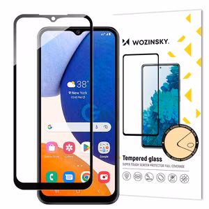 Wozinsky Aizsargstikls ar pilnu līmējumu Samsung Galaxy A14 5G / A14 9H, ar melnu rāmi