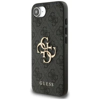 Guess 4G Big Logo apvalks iPhone 16e - Melns