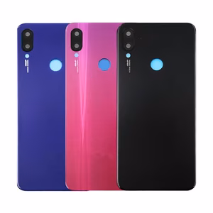 Aizmugurējais vāks saderīgs ar Xiaomi Redmi Note 7 / melns / (ar kameras lēcu) / HQ