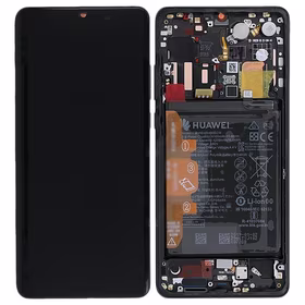 LCD screen Huawei P30 PRO ar touch screen un frame un baterija Melns original (used Grade A)