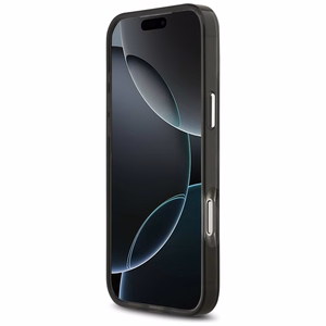 Karl Lagerfeld IML Leoparda raksts Magnētiskais viedtālruņa apvalks iPhone 17 Pro Max - melns