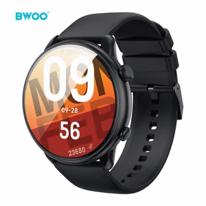 BWOO viedpulkstenis WA-10 1.32" AMOLED melns