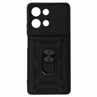 Slide Camera Armor viedtālruņa apvalks Motorola Moto G75 5G melns