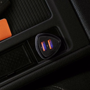 Автомобильное зарядное устройство Forcell F-Energy Carbon 2 x USB A QC3.0 3A 36W CC50-2A чёрное