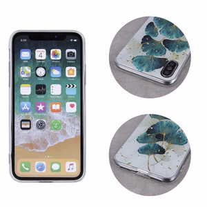 Zelta Glam viedtālruņa apvalks Samsung Galaxy S21 lapas