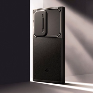 Spigen Optik Armor viedtālruņa apvalks Samsung Galaxy S24 Ultra - melns