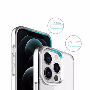 Hybrid Crystal case for iPhone 12 Pro 6,1" transparent