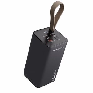 Powerbank Wozinsky K65+ 65W 30000mAh 2x USB-C, 1x USB-A 65W - gray