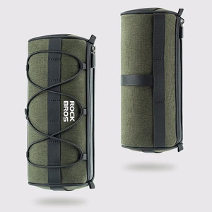 Rockbros 30110049001 velosipēda stūres soma 2 l - zaļa