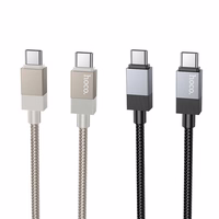 Kabelis USB C uz USB C Hoco 3A 60W 1 m X110 zelta