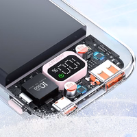 Acefast portatīvais lādētājs 10000mAh Sparkling Series ātra uzlāde 30W pelēks (M1)