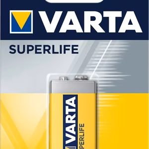 VARTA 9V Superlife cinka baterija, 1 gab.
