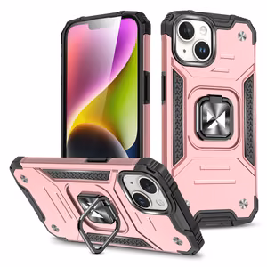 Wozinsky Ring Armor bruņots viedtālruņa apvalks ar pirksta turētāju iPhone 15 Plus - zelta