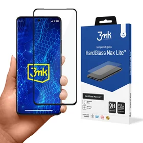 Rūdītais stikls 3mk HardGlass Max Lite ar melnu rāmi Xiaomi Redmi Note 13 Pro+