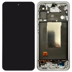 LCD screen Samsung A566 A56 5G ar touch screen un frame Graphite OLED (real size)
