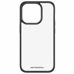 PanzerGlass ClearCase viedtālruņa apvalks iPhone 15 Pro – militārā līmeņa sertificēts, caurspīdīgs un melns