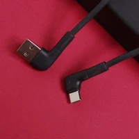 Maxlife MXUC-09 leņķa kabelis USB - USB-C 1,0 m 3A melns