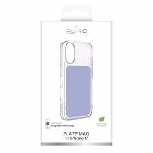 Puro Plate Mag maciņš iPhone 17 saderīgs ar MagSafe - violets