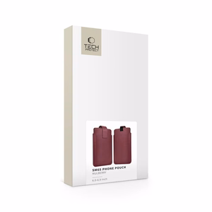 Tech-Protect SM65 viedtālruņa apvalks 6.0–6.9" viedtālruņiem - bordo