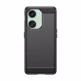 Carbon Case silikona viedtālruņa apvalks OnePlus Ace 2V/OnePlus Nord 3 - melns
