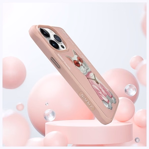 NIMMY case GLASSES COOL CAT for IPHONE 15 Pro Max pink