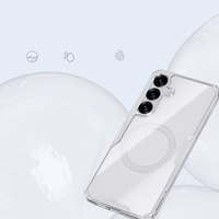 Nillkin Nature TPU Pro Magnētiskais viedtālruņa apvalks ar MagSafe Samsung S25+ - Balts