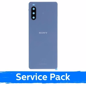 Aizmugurējais vāks saderīgs ar Sony Xperia 10 III / zils / (Service Pack)