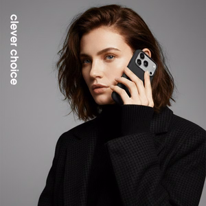 Crong Color Cover Magnetic MagSafe vāciņš ierīcei iPhone 17 Pro Max, melns