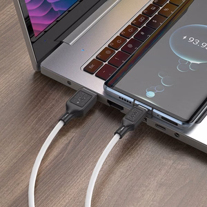 Kabelis USB-A uz USB-C Hoco 3A 1 m X90 balts
