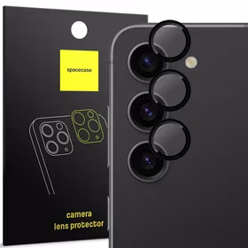 Spacecase kameras aizsargs Camera Ring Galaxy S23/S23+ melns