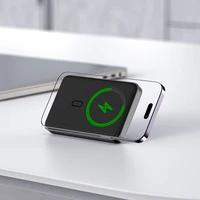 Magnētiskais portatīvais lādētājs Acefast M6 PD 20W 10000mAh + kabelis (melns)