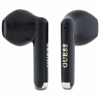 Guess klausules Bluetooth GUTWSJ14ESGK TWS + stacja dokująca czarny/black Printed Classic Logo