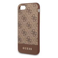 Guess 4G Stripe Collection viedtālruņa apvalks iPhone 7 / 8 / SE 2020 / SE 2022 - Brūns